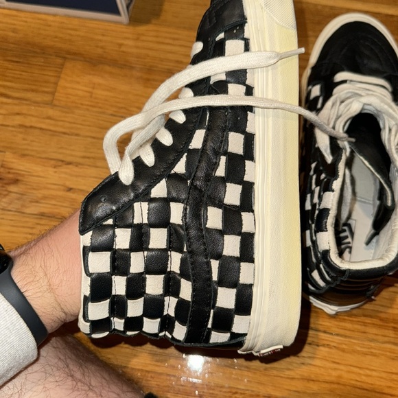 Vans VAULT OG SK8-HI LX 50th Anniversary Checkerboard Woven - Picture 9 of 9